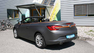 Opel CASCADA grau foliert